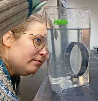 Emma Siegfried pipetting